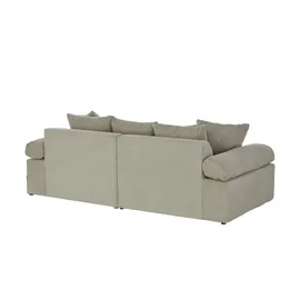 Smart Big Sofa Lionore Cordstoff natur