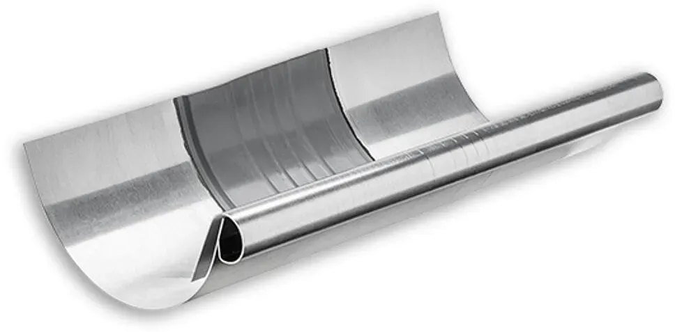 Dachrinnen-Dilatation Grömo, halbrund, Zink, verschiedene Größen (Ausführung: Nenngröße 333. Ø 153mm)