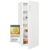 GGV-Exquisit Exquisit Kühlschrank KS5320-V-H-040E weiss | Kühlschrank ohne Gefrierfach freistehend 242 L Volumen | Vollraumkühlschrank 55 cm Breite