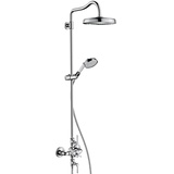 AXOR Montreux Showerpipe mit Thermostat und Kopfbrause 240 1jet Classic (16572000)