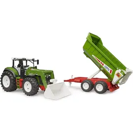 Bruder ROADMAX Traktor mit Frontlader und Kippanhänger