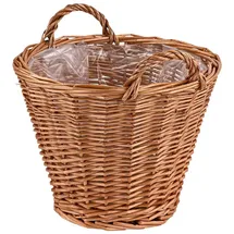 DEMA Weiden Pflanzkorb 30 cm mit Folie