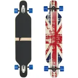 Flex2 bis 84kg - Camber Longboard (Flex2 bis 84kg, England - Ahornholz)