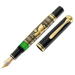 Pelikan Toledo M900 Kolbenfüller schwarz-gold M (mittel)