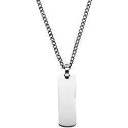 Kette mit Anhänger FIRETTI "Schmuck Geschenk Halskette" Gr. 45, silber (edelstahlfarben), Halsketten, 45, Edelstahl