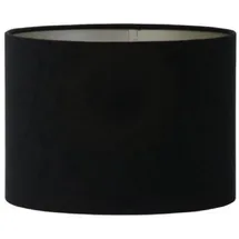 Light&living Lampenschirm Velours Schwarz
