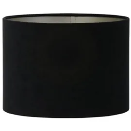 Light&living Lampenschirm Velours Schwarz