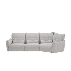 Ecksofa  Jeaneva ¦ grau ¦ Maße (cm): B: 379 H: 101 T: 151