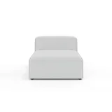 OTTO home Chaiselongue Polyester 1-Sitzer Grau