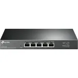 TP-Link TL-SG105-M2 5× 2.5-Gigabit ports Ethernet LAN Switch(Plug-and-Play,Metallgehäuse, QoS, IGMP-Snooping, Ideal für 2.5G NAS, Server, Gaming-Computer, WiFi 6 AP, 4K-Video) schwarz