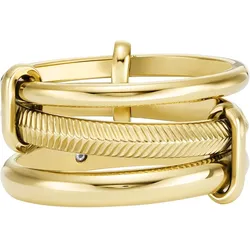 Fossil Damenring Edelstahl Ringe   
