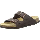 Natural Sense Pantolette Sandale Leder braun | Gr.: 46