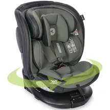 Lorelli Kindersitz Estate i-Size 40-150cm, Isofix Stützbein, Sitz 360 drehbar, grün