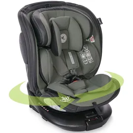 Lorelli Kindersitz Estate i-Size 40-150cm, Isofix Stützbein, Sitz 360 drehbar, grün