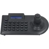 PTZ-Kamera-Tastatur, ABS-LCD-Display, PTZ-Kamera-Joystick-Controller, 100–240 V, öffentliche Sicherheit (EU-Stecker)