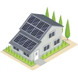 10 kWp PV-Komplettsystem Schrägdach Full Black Fronius + DAS Solar - Steuerfrei!