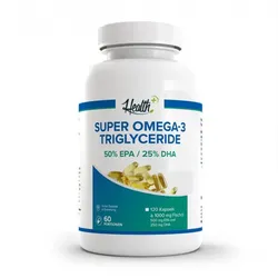 HEALTH+ SUPER OMEGA 3 TRIGLYCERIDE FISCHÖL, 120 Kapseln 120 St
