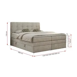 MKS Luka King 140 x 200 cm H3 Beige