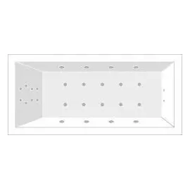 Villeroy & Boch Oberon Rechteck-Whirlwanne 70 x 170 cm (UCC177OBE2A1V01)