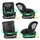 XOMAX G409 IOT Kindersitz drehbar 360°, ISOFIX I mitwachsend I 0-36 kg, 0-12 Jahre, Gruppe 0+/1/2/3, 5-Punkt-Gurt, 3-Punkt-Gurt I Bezug waschbar I ECE R129 I Black-Darkgrey