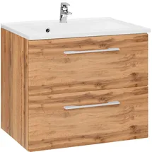 WELLTIME Waschbeckenunterschrank Soria 60 x 14 x 48 cm Eichefarben