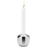 Stelton Kerzenständer Ora Edelstahl Silber
