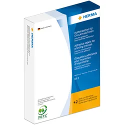 HERMA Haftetiketten für Druckmaschinen DP1 19mm grün VE=24x10000 Stück