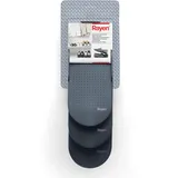 Rayen Schuh-Organizer | 3 Einheiten | rutschfeste Oberfläche | Maße: 9,8 x 2,5 x 25,9 x 12,7 x 9,9 cm | Grau