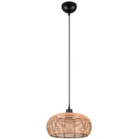 Trio Hängeleuchte Inga Braun/Schwarz max. 40 Watt