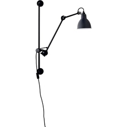 Lampe Gras - 210 Wandleuchte Schwarz/Blau Lampe Gras - cm
