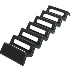 SCHNEIDER Wavy Snack-Verkaufsständer, Wellenform, schwarz 227650 , Maße: 560 x 45 x 168 mm