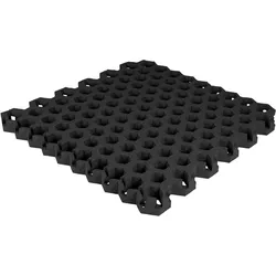 Rasengitter Hexagon Schwarz 6.5 cm Klettern Unisex Schwarz SCHWARZ No Size