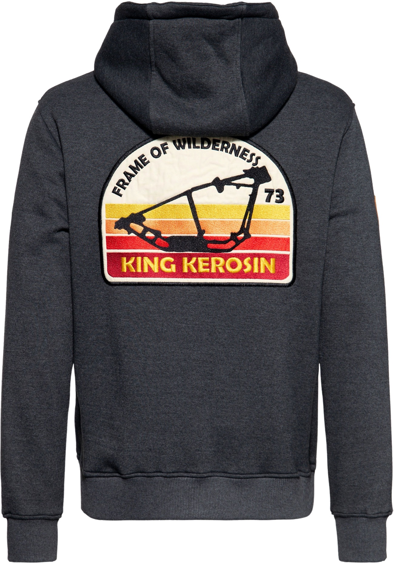 King Kerosin Motor Gear - Frame of Wilderness, Kapuzenjacke - Grau - M