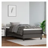 vidaXL Boxspringbett 100 x 200 cm Grau