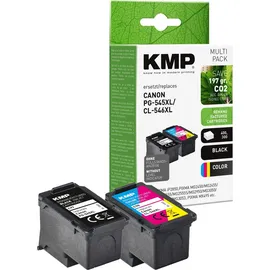 KMP C97V kompatibel zu Canon PG-545XL schwarz + CL-546XL CMY