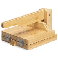 Navaris Tortilla Presse aus Bambus Ø25cm - Taco Maker