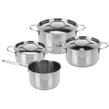 Excellent Houseware Topf-Set 4-tlg. 3 x Kasserolle + Fleischtopf