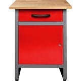 Ondis24 Werkbank Wolle 60 cm rot H85