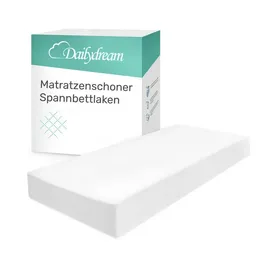 DAILYDREAM Matratzenschoner wasserdicht 90 x 200 cm Weiß