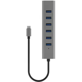 iTEC i-tec USB-C Charging Metal HUB 7 Port Power Adapter 15W C31HUBMETAL703