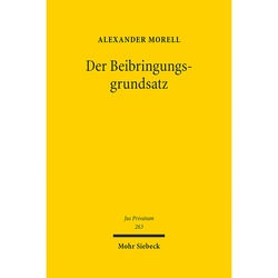 Der Beibringungsgrundsatz - Alexander Morell, Leinen