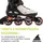 Rollerblade MACROBLADE 80 W Gletscher Grau/Koralle 40
