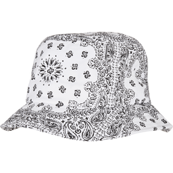 Flexfit Bandana Print Bucket Hat, white