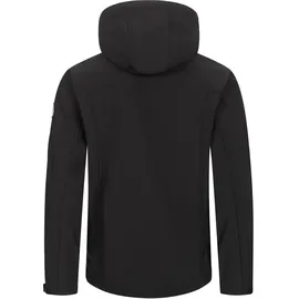 ankerglut Softshelljacke "PEAK CREEK MEN", Herren, Gr. M (50), schwarz, 96% Polyester; 4% Elasthan, mit Gummizug, Jacken Softshelljacke, auch in Großen Größen erhältlich
