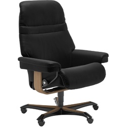 STRESSLESS Bürostuhl Sunrise Office Leder Schwarz Batick Black M (Medium)