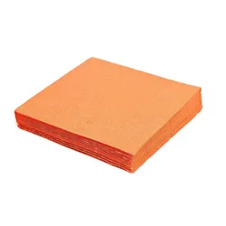 VEPATIM 80x Servietten 33 x 33 cm 1/4-Falz 3-lagig orange
