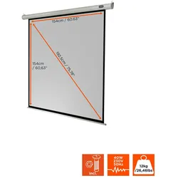 celexon Leinwand Motor Economy 160 x 160 cm