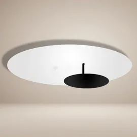 s.luce LED Wandlampe Deckenlampe Plate Weiß, / Ø 60cm