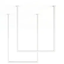 metallbude Handtuchhalter 2er-Set Tensi Stahl Weiß