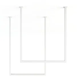 metallbude Handtuchhalter 2er-Set Tensi Stahl Weiß